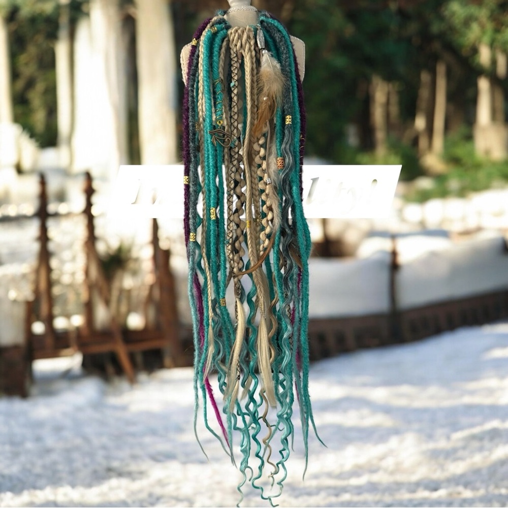 Mermaid Boho Goddess Ponytail - Picture 4 of 6